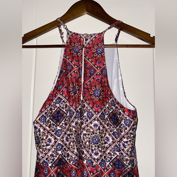Altar’d State Wome Floral Halter Maxi Dress S Boho Prairie Feminine Dainty NEW - Picture 4 of 10